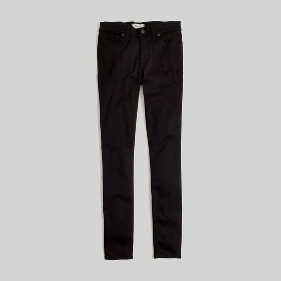 Madewell Tall 8" Skinny Jeans in Carbondale Wash G7684 T27 27 black - Picture 3 of 6